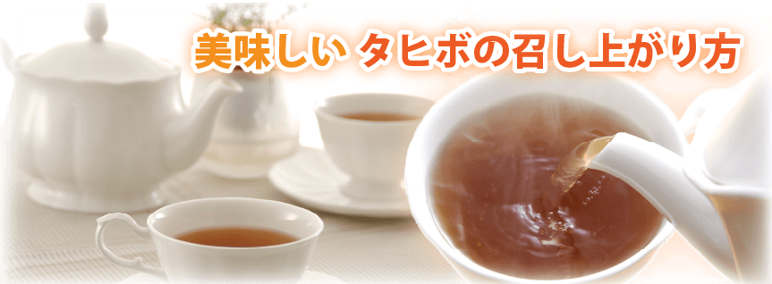 タヒボ茶の飲み方pc